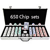 Poker Chips Sets (650) Chips