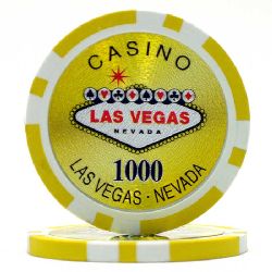 15g Clay Welcome to Las Vegas Chip - Laser