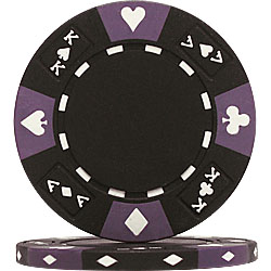 Tri-Color 14 Gram Ace King Suited Chip