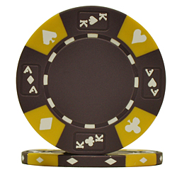 Tri-Color 14 Gram Ace King Suited Chip