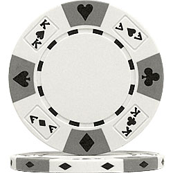 Tri-Color 14 Gram Ace King Suited Chip