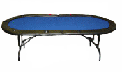 Poker Table Fold In The Middle.  Very easy for sortage.