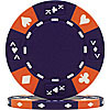 Tri-Color 14 Gram Ace King Suited Chip