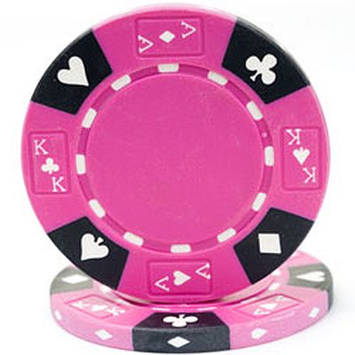Tri-Color 14 Gram Ace King Suited Chip