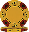 Tri-Color 14 Gram Ace King Suited Chip