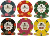 World Tophat & Cane Paulson Clay Poker Chips