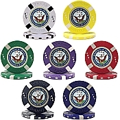 US Navy Poker Chips