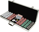 500 11.5 Gram DICE-STRIPED Chips in ALUM Case