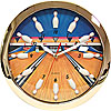 Bowling Quartz Clock