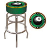 Rack'em 8-Ball Padded Bar Stool