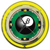8-Ball 14-inch Neon Wall Clock