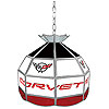 Corvette C5 Stained Glass Tiffany Lamp - 16 inch diameter