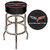 Corvette C6 Padded Bar Stool - Black