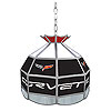 Corvette C6 Stained Glass Tiffany Lamp - 16 inch diameter