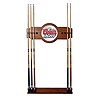 Coors Light 2 piece Wood and Mirror Wall Cue Rack