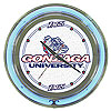 Gonzaga University Neon Clock - 14 inch Diameter