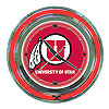 University of Utah Neon Clock - 14 inch Diameter