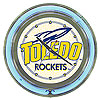 University of Toledo Neon Clock - 14 inch Diameter