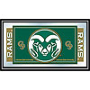 Colorado State University Logo and Mascot Framed Mirror