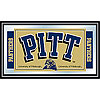 University of Pittsburgh Logo and Mascot Framed Mirror
