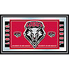 University of New Mexico Logo and Mascot Framed Mirror