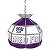 Texas Christian U Stained Glass Tiffany Lamp - 16 Inch
