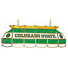 Colorado State University Stained Glass 40 In Tiffany Lamp