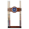 BYU 2 Piece Wood and Mirror Wall Cue Rack
