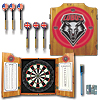 University of New Mexico Dart Cabinet with Darts and Board