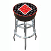 Four Aces Diamond Logo Padded Bar Stool