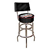 Four Aces Padded Bar Stool with Back
