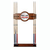 Four Aces 2 piece Wood and Mirror Wall Cue Rack