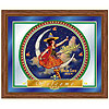 Miller High Life Girl in the Moon Mirror - 16 x 19 Inches