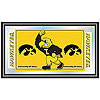 University of Iowa Logo and Mascot Framed Mirror
