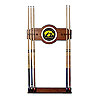University of Iowa Wood and Mirror Wall Cue Rack