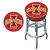 Iowa State University Padded Bar Stool