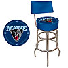 University of Maine Padded Bar Stool with Back