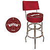 Mississippi State University Padded Bar Stool with Back