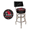 Miami University Ohio Padded Bar Stool with Back