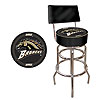 Western Michigan University Padded Bar Stool with Back