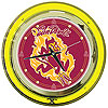 Arizona State University Neon Clock - 14 inch Diameter