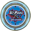 DePaul University Neon Clock - 14 Inch Diameter