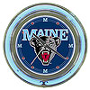 University of Maine Neon Clock - 14 inch Diameter