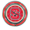 North Carolina State Neon Clock - 14 inch Diameter