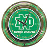 University of North Dakota Neon Clock - 14 Inch Diameter