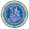 Seton Hall University Neon Clock - 14 inch Diameter
