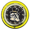 Wake Forest University Neon Clock - 14 inch Diameter