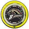 Western Michigan University Neon Clock - 14 inch Diameter