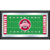 Ohio State Framed Football Field Mirror