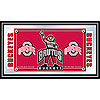 The Ohio State University Logo and Mascot Framed Mirror